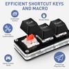Mini 3-Key Copy Paste Programmable Keyboard Hotswappable Mechanical Switch