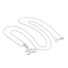 Sterling Silver Om Necklace 20 Inches Chain