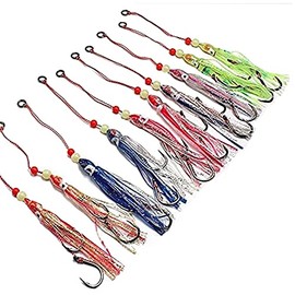 Wellvie Octopus Bait Octopus Fishing Root Fishing Root Fish Fishing Root Fish Fishing Large Migratory Fish (Set of 5 Colors)