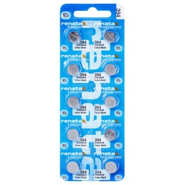 Renata 394 SR936SW Batteries - 1.55V Silver Oxide 394 Watch Battery (10 Count)