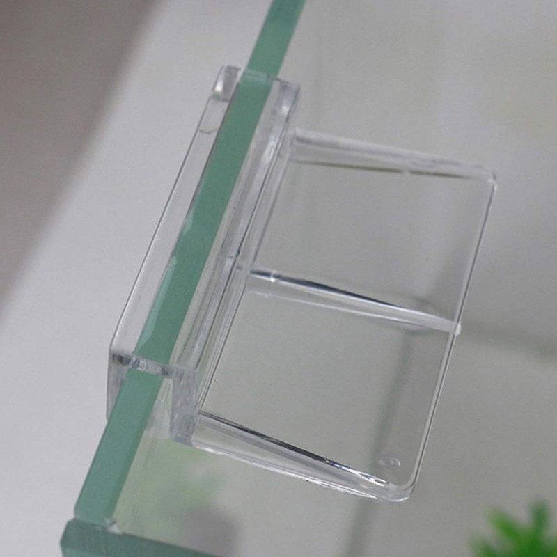 lasenersm 6 Pieces 8mm Acrylic Aquarium Cover Clip Aquarium Fish