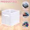 powerking Stoff Aufbewahrungsbox Bins, faltbare Tuch Aufbewahrungswürfel Organizer Schublade mit