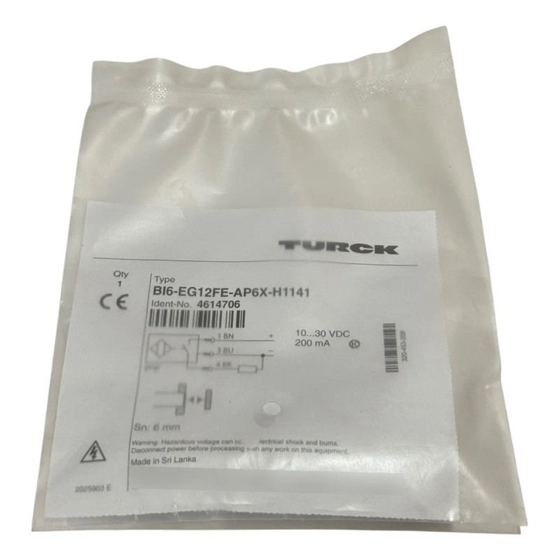 Sensor Inductivo Turck Bi6-eg12fe-ap6x-h1141