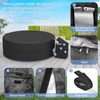 HIGHTQURO Portable Hot Tub Cover with Heater Pump Cover,Full Coverage