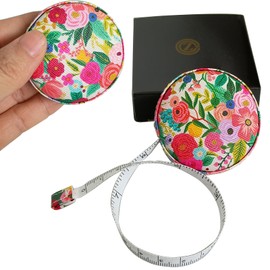 Tape Measure for Body Fabric 1.5 m / 60 Inch Tape Measure Tape Measure Tape Measure Automatic Retractable Body Body Circumference Sewing Tailor Sewing Accessories PU Leather