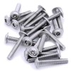M4 (4mm x 16mm) Flanged TX Socket Button Machine Screw