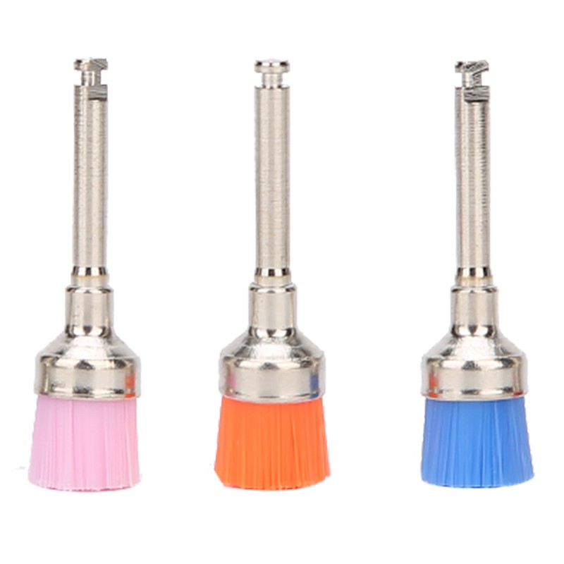 100Pcs Dental Polisher Nylon Teeth Polishing Brush Dental Supply with