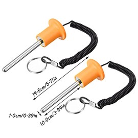 LONGHAO Pack of 2 Weight Block Pen, Strength Training Device Accessories, Magnetic Strength Training Device, Adjustable Latch, with Drawstring for Training Equipment, Magnetic Weight Stacking Pen, for