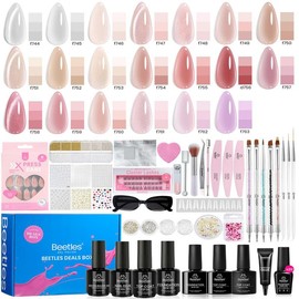 【Ideal Gift】Beetles DEALS BOX Gel Nail Polish Gifts for Women Girls #TikTokShopBacktoSchool:_Nude Sands-20 Color Deals Box