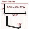 ISOKER 12 Pack - 9.25"L x 6"H x 1.5"W Shelf