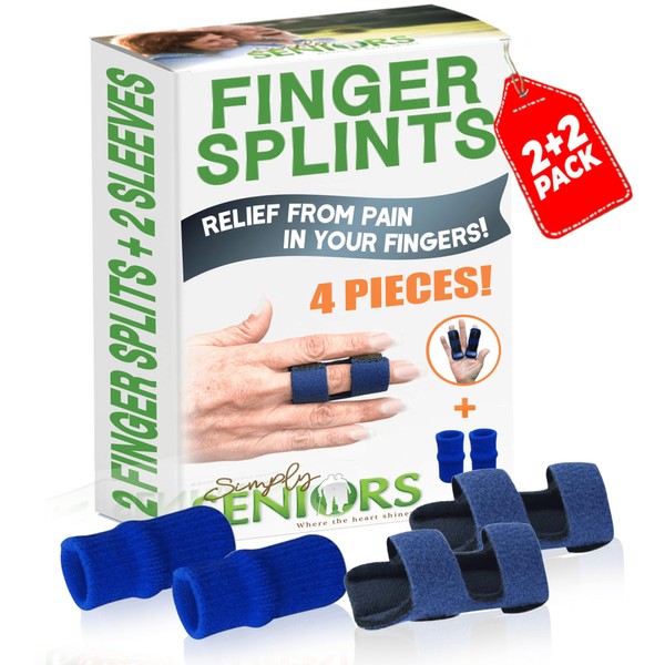 Simply Seniors Trigger Finger Splint - Set of 2 Splints