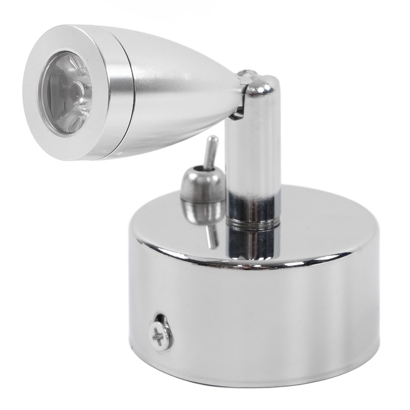 12V 3W LED Small Spotlight Warm White Swivel Reading Lamp