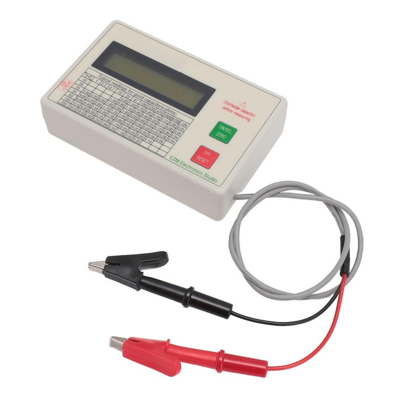 ESR Meter Accurate Smart Shutdown Function Portable ESR Capacitance Tester