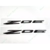 Corvette 2PCS Gloss Flash Black Side Z06 Emblem Badge For
