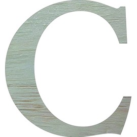 7 Inch Blank Wooden Craft Letter C, Unfinished Wood Alphabet Letter Wall Hanger, ABC's for Kid Learning Projects, DIY