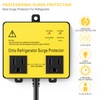 Refrigerator Surge Protector, Ortis Double Outlet Voltage Protector for Home