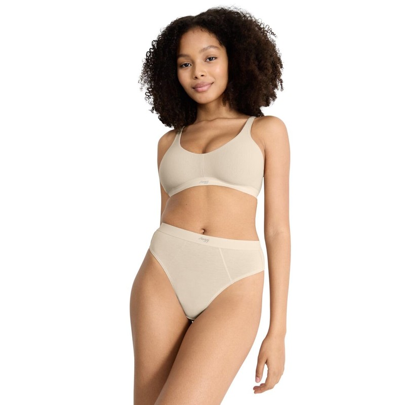 Sloggi Women's Ever Ease Soft Bra, Sand-beige
