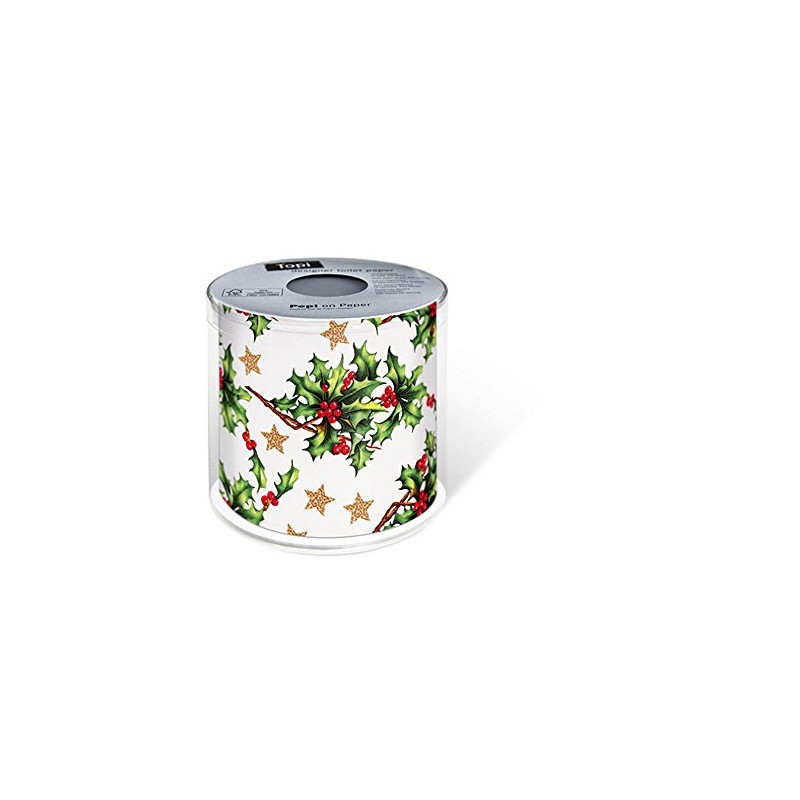 PAPER+DESIGN Toilettenpapier FSCMix 200 Bl. Holly all over