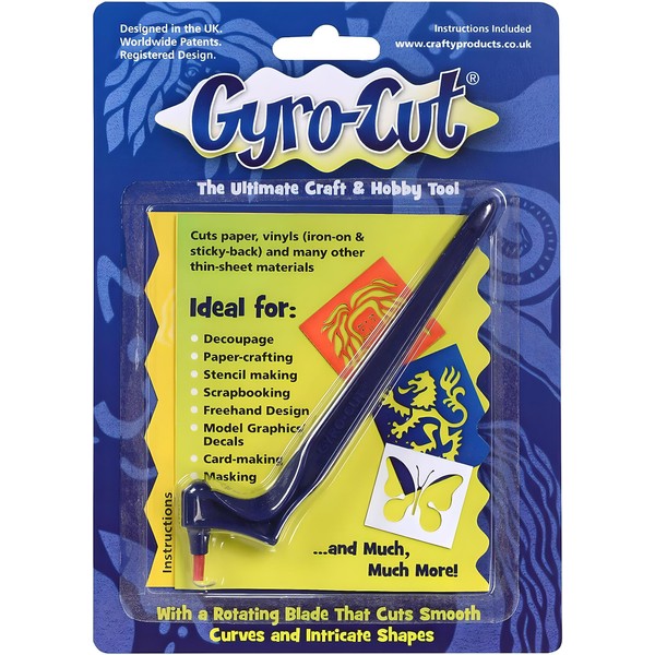 Genuine Gyro-Cut® Ultimate Craft Tool with Rotating Standard Cut Paper
