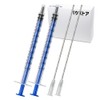 Baustore Injector 1ml Syringe + 10cm Needle Set of 2