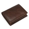 SAIION Genuine Leather Wallet for Men | Bifold RFID Vertical