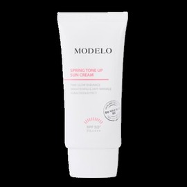 Modelo Spring Tone-up Sun Cream 50ml (SPF50+) Mineral pink sunscreen for eye irritation and white cast / 모델로 스프링 톤업 선크림 50ml(SPF50+) 무기자차 핑크선크림 눈시림 백탁현상