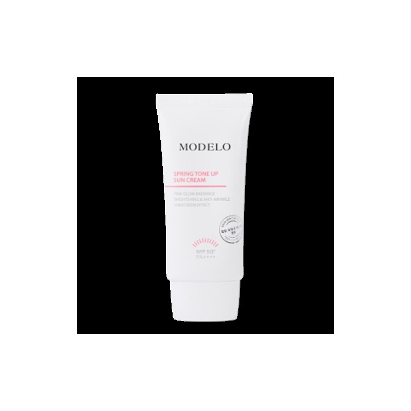 Modelo Spring Tone-up Sun Cream 50ml (SPF50+) Mineral pink sunscreen