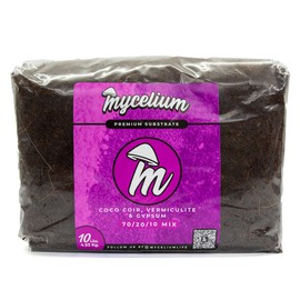 Mycelium's Dung-Loving Mushroom Monotub Bundle – 10LB Substrate & 5LB Milo Grain | Expertly Prepared for Peak Mycelium Growth | Nutrient-Dense for Home Growers | Sterile Bags for Beginners & Pros