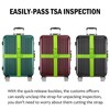 TRANVERS Ultra Long Heavy Duty Luggage Straps for Suitcases/Uprights/Duffels/Bags, 79"
