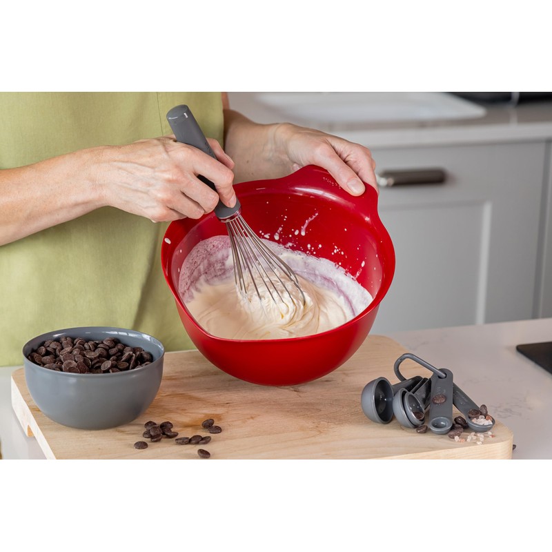 KitchenAid Soft Grip Utility Whisk - Charcoal Grey