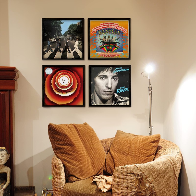 ONE WALL 12 x 12 Inch Vinyl Record Frame for