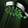 Hotel Spa 3 Colors LED Hand Shower with Temperature Display,