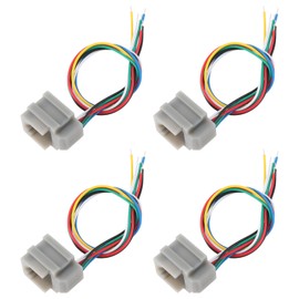 VGOL 4PCS Modular Panel Socket 6P6C with Connecting Wires for Connection of Communication Equipment Electronic Equipment