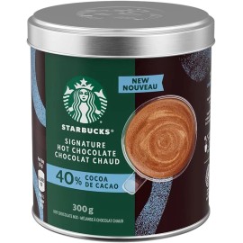Nestle Canada Inc. Starbucks Signature Hot Chocolate Mix, 40% Cocoa, 300g/10.5 oz. Can