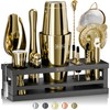 BARE BARREL® Mixology Bartender Kit Bar Set | 16-Piece Cocktail
