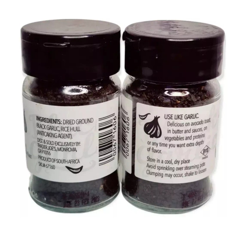 Trader Joe's 2 Pack TRADER JOE'S Exclusive Black Garlic Ground