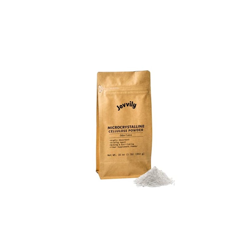 Jovvily Microcrystalline Cellulose Powder - 1 lb - Fiber Supplement