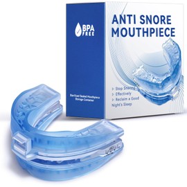 Snoring Stopper Anti Snoring Splint Snoring Stopper Effective Against Snoring Against Teeth Grinding Multipurpose for Men Women (Ice Blue)
