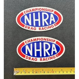 Unbranded 2 NHRA NATIONAL HOTRODS ASSOCIATION decals stickers Racing dragster funny stock