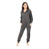 newfacelook Womens Onesie Ladies Jumpsuit One Piece Pajamas Striped Onesies