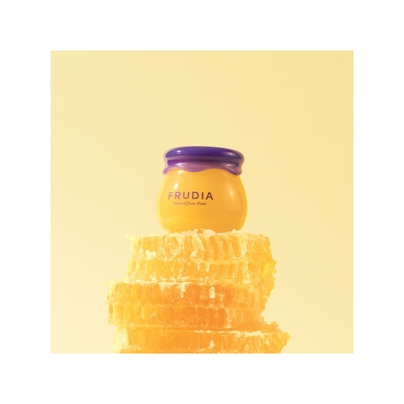 FRUDIA Blueberry Highly Moisturizing Exfoliating Honey Lip Balm 5+2 /
