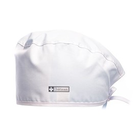 DOKTORAM White Hat for Women and Men Unisex Skull Cap with Sweatband