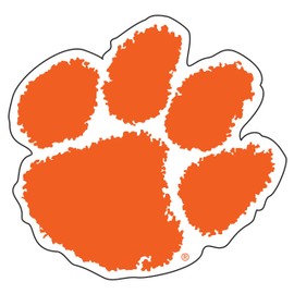 Craftique Clemson Tigers 4" Die Cut Vinyl Decal, Yeti