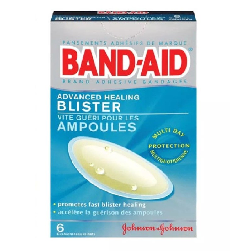 Band-Aid Advanced Healing Blister 6 Cushions Promotes Healing