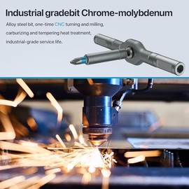 Juego de destornilladores magnticos 24 en 1, kit de herramientas de precisin autoensamblable con mango de trinquete mini extrable DIY, kit de...      