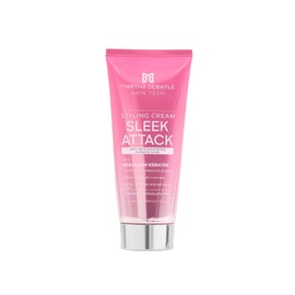 MARTHA DEBAYLE HAIR TECH. SLEEK ATTACK STYLING CREAM. Crema para peinar para cabello lacio. Control frizz. Con queratina brasileña. Sin parabenos y ftalatos. 200 ml