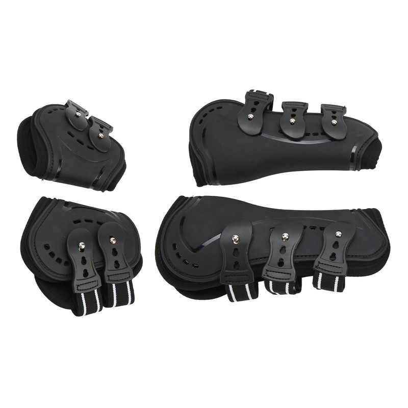 Horse Front Hind Leg Boots, Horse Leg Protector with Shock