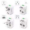 Importeek 5pz Adaptador Convertidor Clavija Corriente Universal Viaje