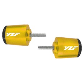 YIEBA YZF Motorcycle Racing Hand Bar Ends Compatible with YZF R1 YZF R1M 2015-2021 YZF R6 2017-2020 (Gold)