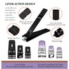 Nail Fingernail Toenail Clippers Set - Separate Personal Nail Cutter